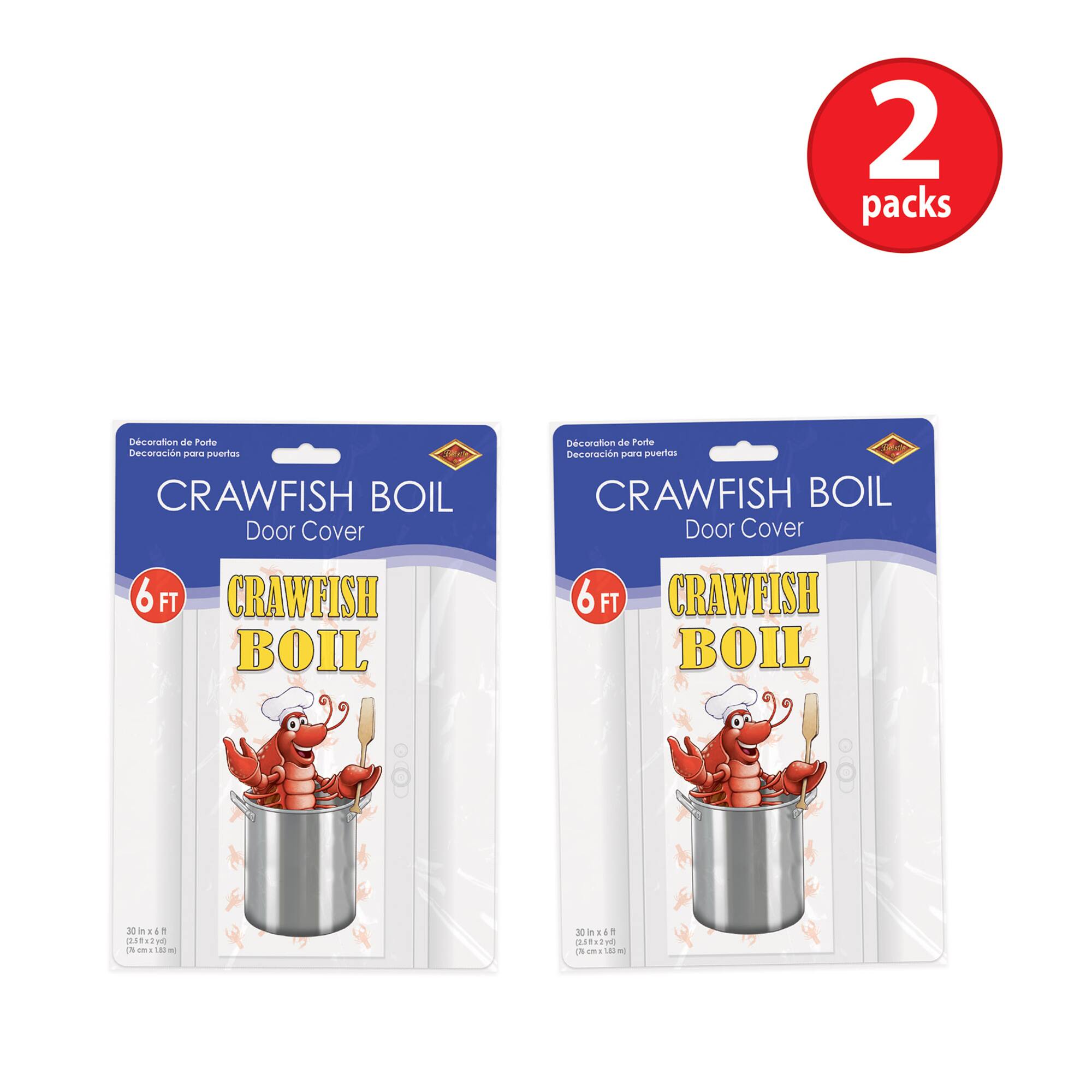 Beistle 30" x 6ft. Crawfish Boil Door Covers, 2ct.